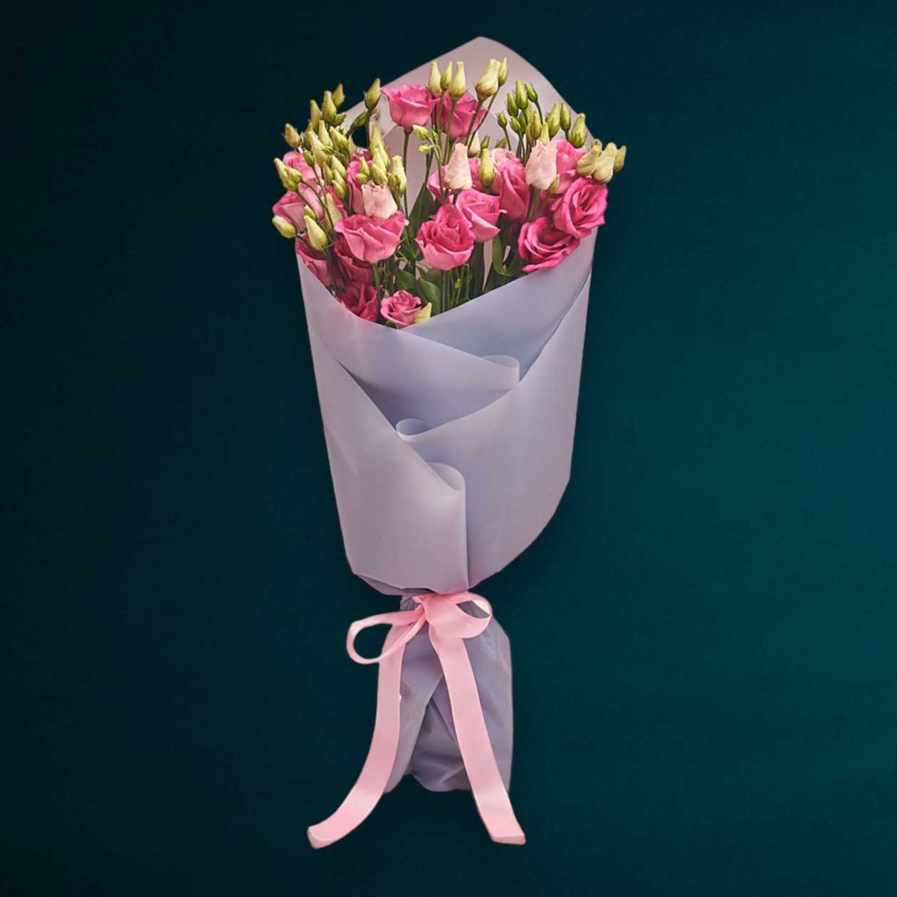 5 Pink Lisianthus Bouquet