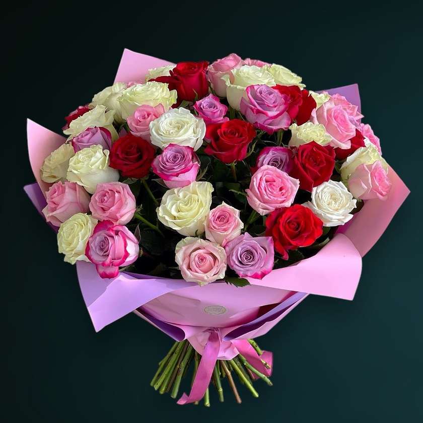 Roses in Colors Bouquet