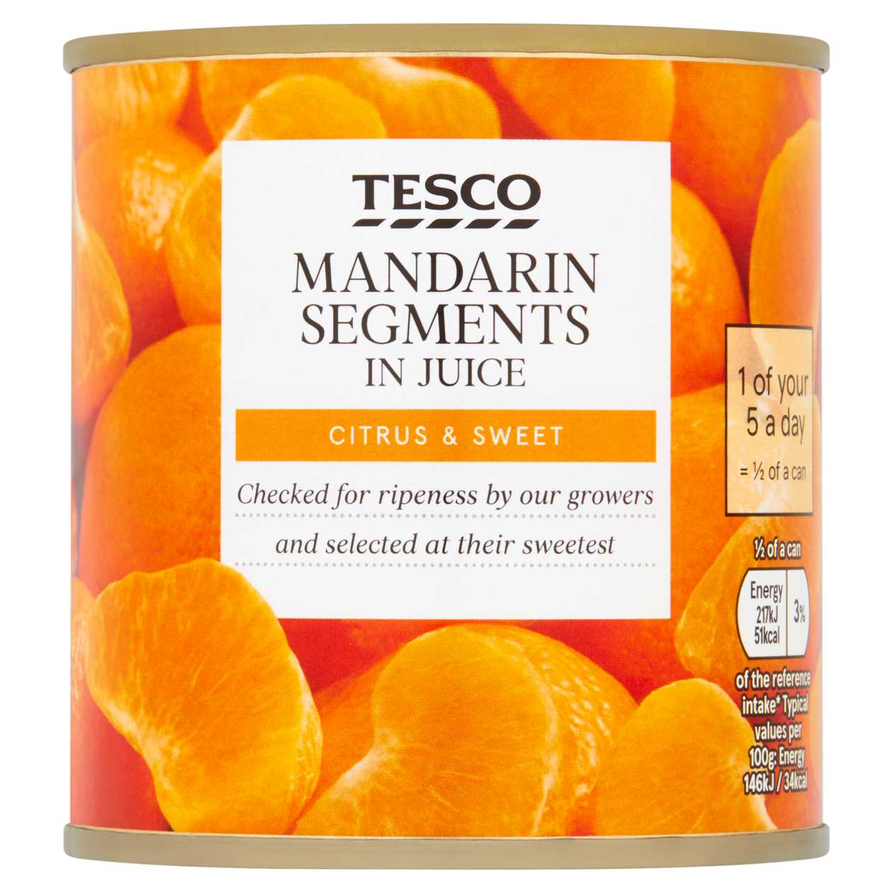Tesco Mandarinky v mandarinkové šťávě 298g