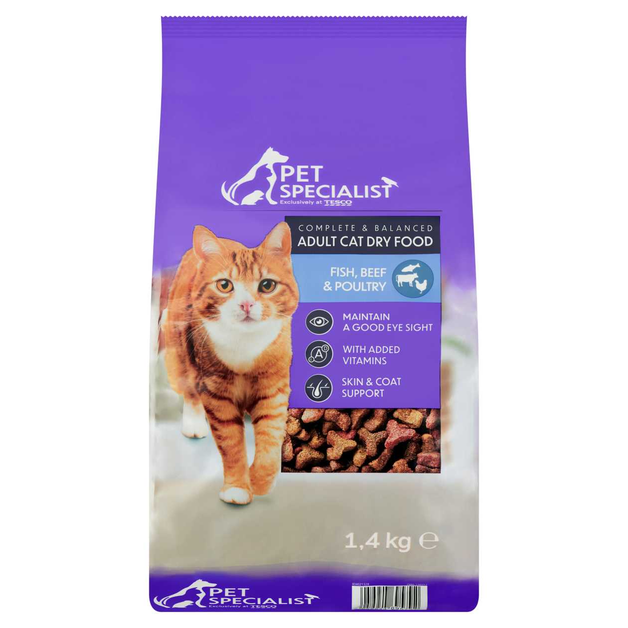 PET SPECIALIST KRM. KOC. S RYB. HOV. DRU. 1,4 kg