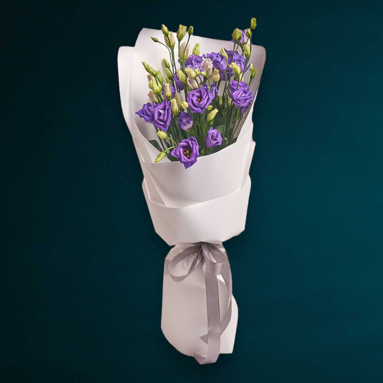 5 Purple Lisianthus Bouquet