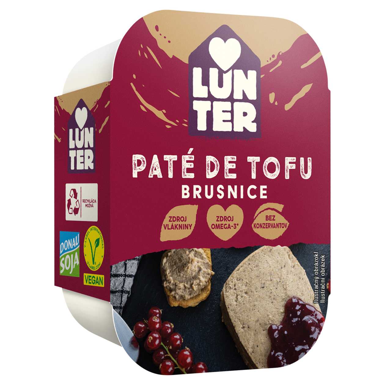 Lunter Paté de Tofu Cranberries 150g