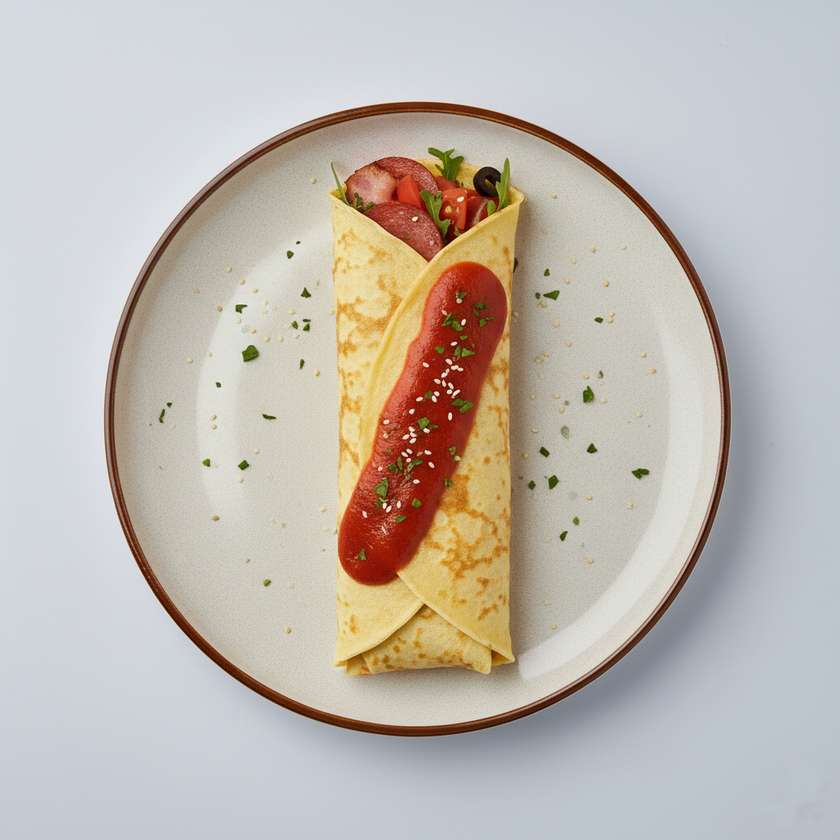 12. Naleśnik wytrwany mięsny