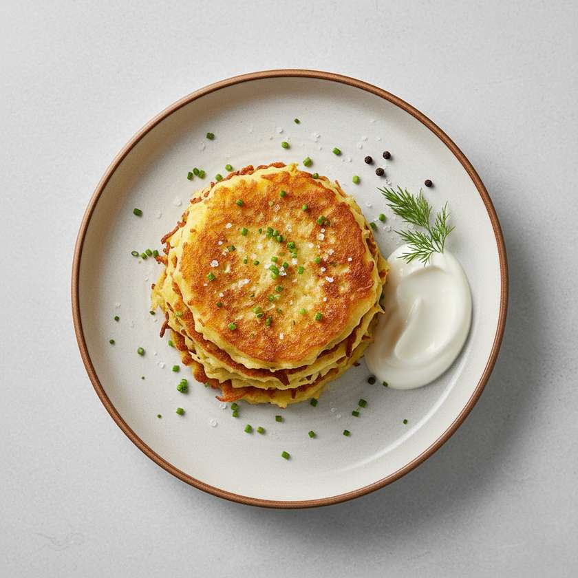 60. Placki z blachy (bez tłuszczu)