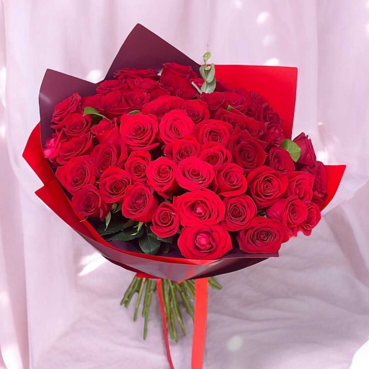 51 Red Roses Bouquet