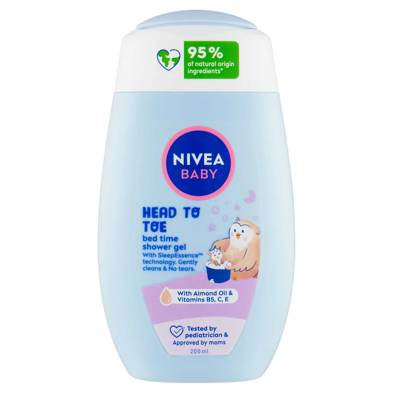 Nivea Baby Bed Time sprchový gel pro celé tělo a vlásky 200ml
