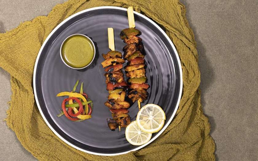 Tikka de pui și legume