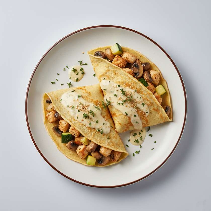 20.  Naleśnik wytrwany mięsny