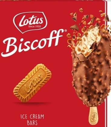 Gelado Nestlé Lotus Biscoff