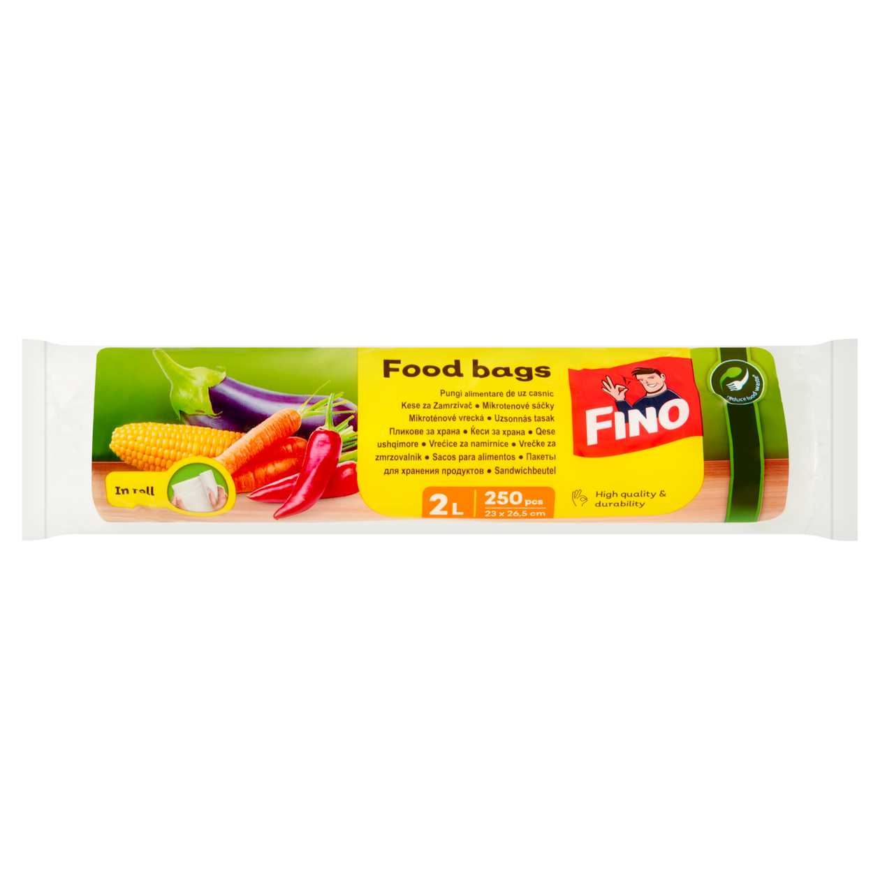 Fino Food Bags 23 x 26.5 cm 2L 250 pcs
