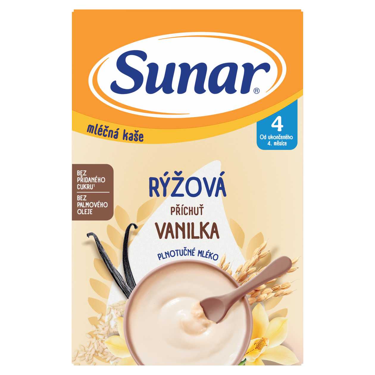 Sunar Milk Porridge Rice Flavor Vanilla 210g