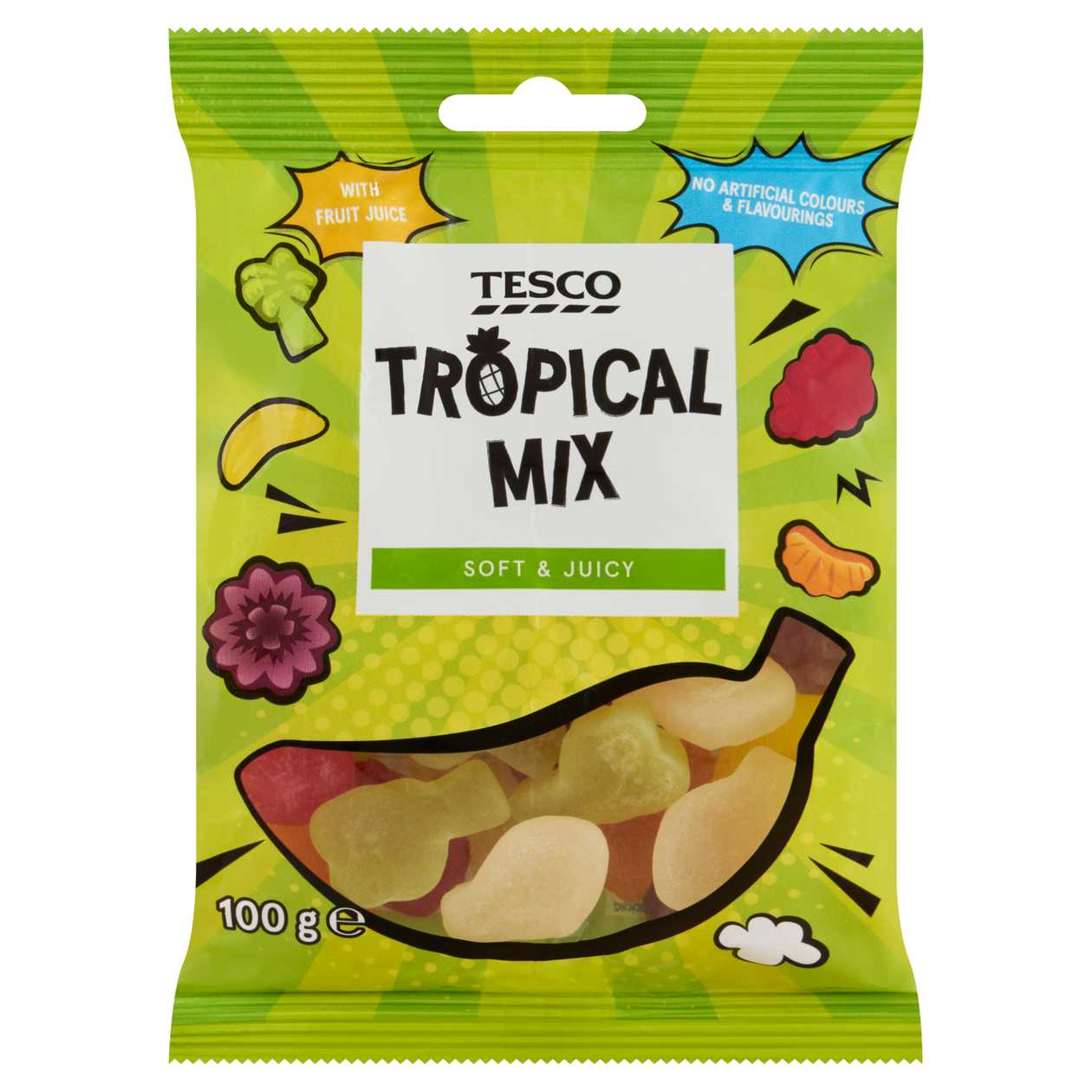 Tesco Želé s ovocnými příchutěmi 100g
