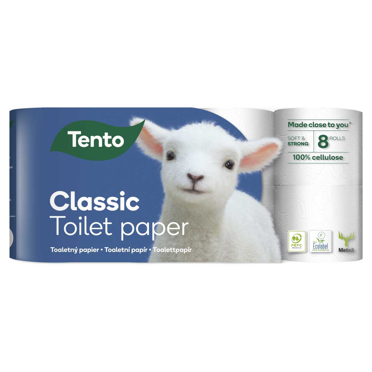 TENTO Classic toilet paper 3 layers 8 pcs