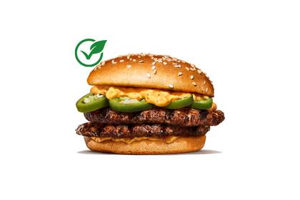 Plant-based Chili Cheese Double burger