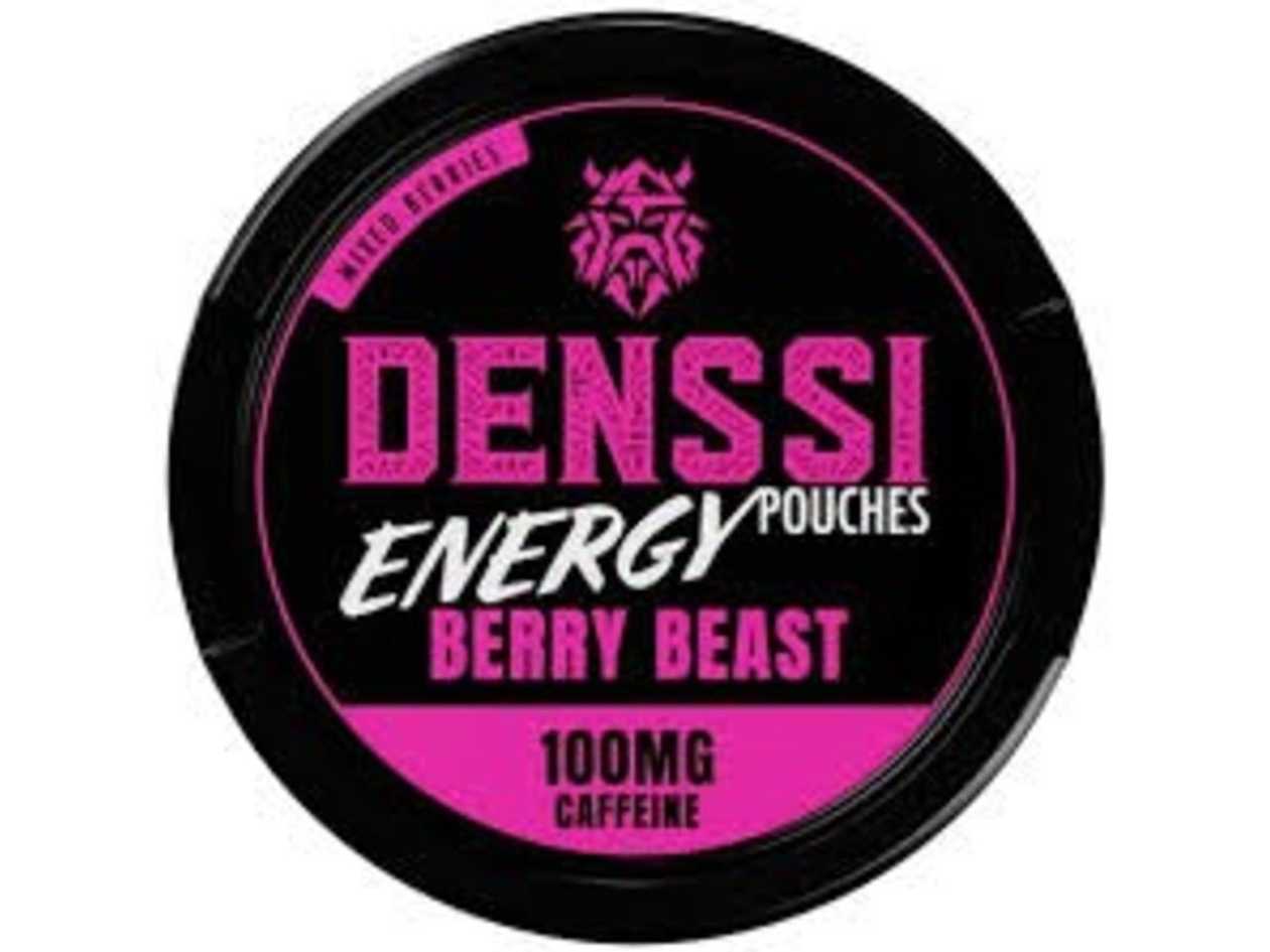 Denssi Energy Pouches - Mixed Berries – 100mg Caffeine