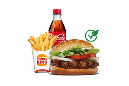 Plant-based Whopper Jr® meal