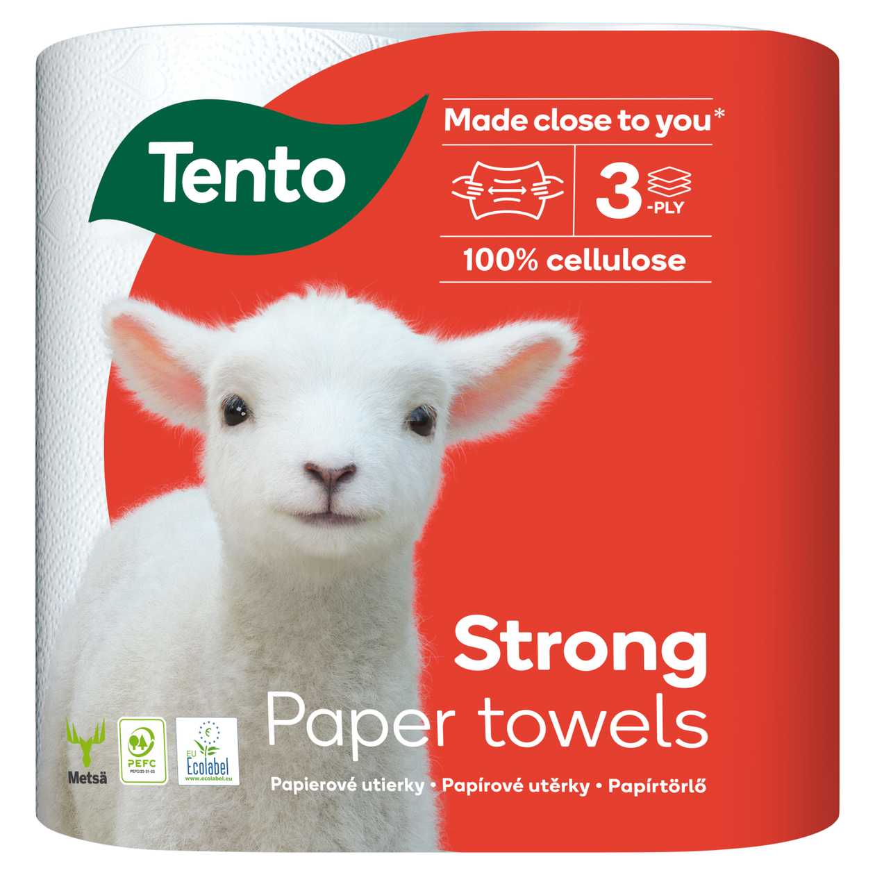 Tento Strong Paper Towels 3 Layers 2 Rolls