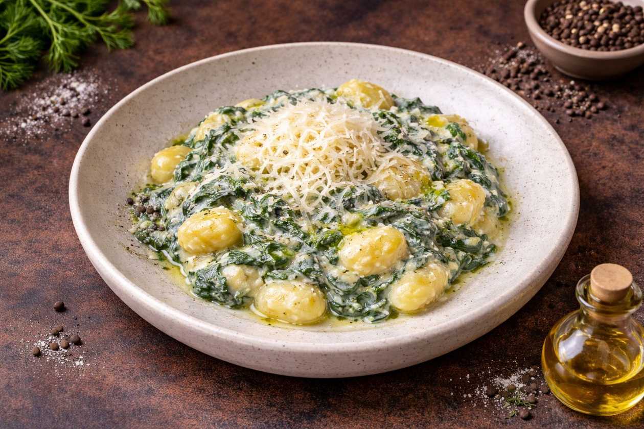 Gnocchi with Ricotta and Spinach