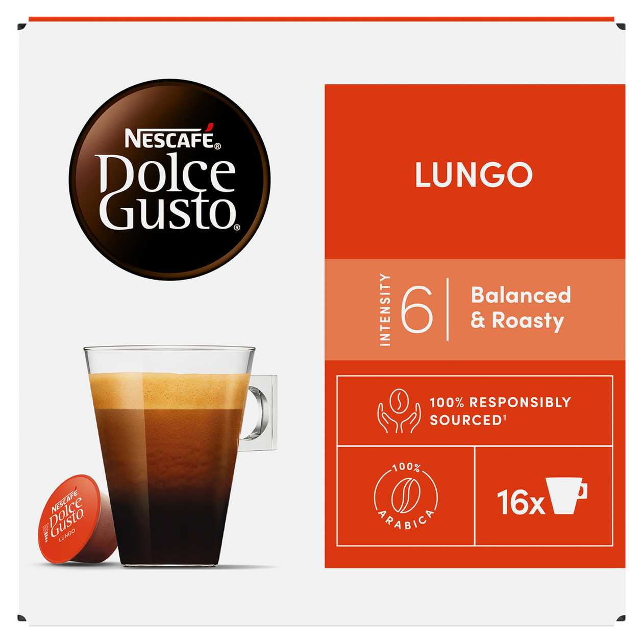 NESCAFÉ Dolce Gusto Lungo - kávové kapsle - 16 ks