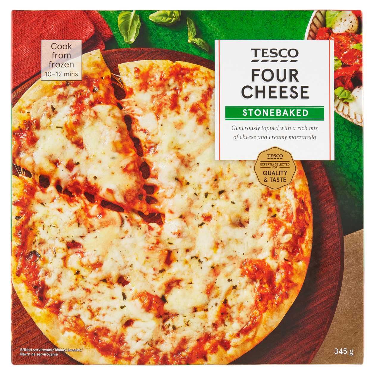 TESCO PIZZA 4 DRUHY SYRA  KAME