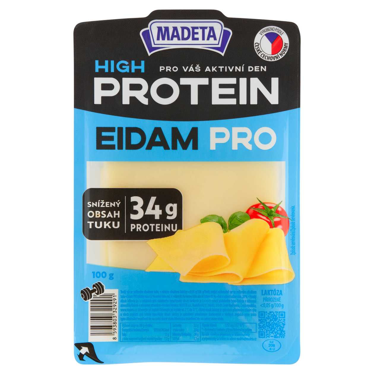 MADETA HIGH PRO. EIDAM PRO TVRDY SYR 100 g