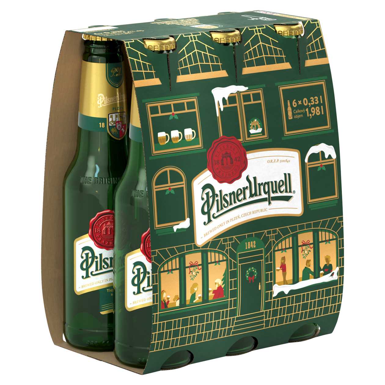 Pilsner Urquell Beer Lager Light 6 x 0.33L (1.98L)