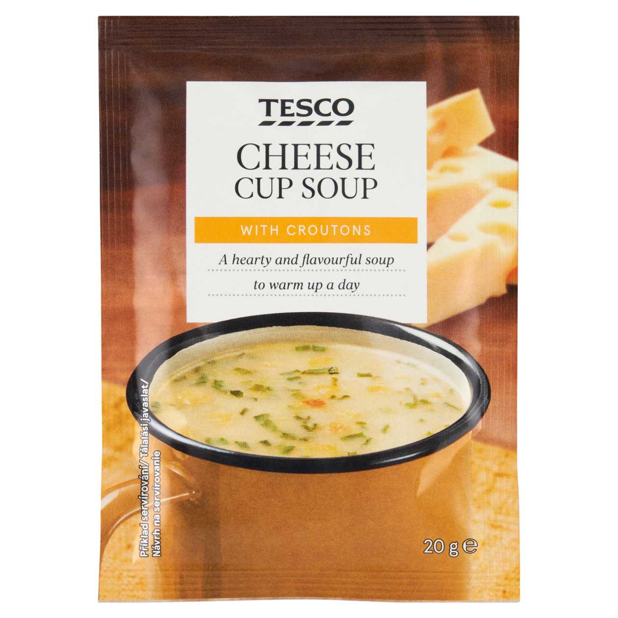 Tesco Instantní sýrová polévka krutony 20g