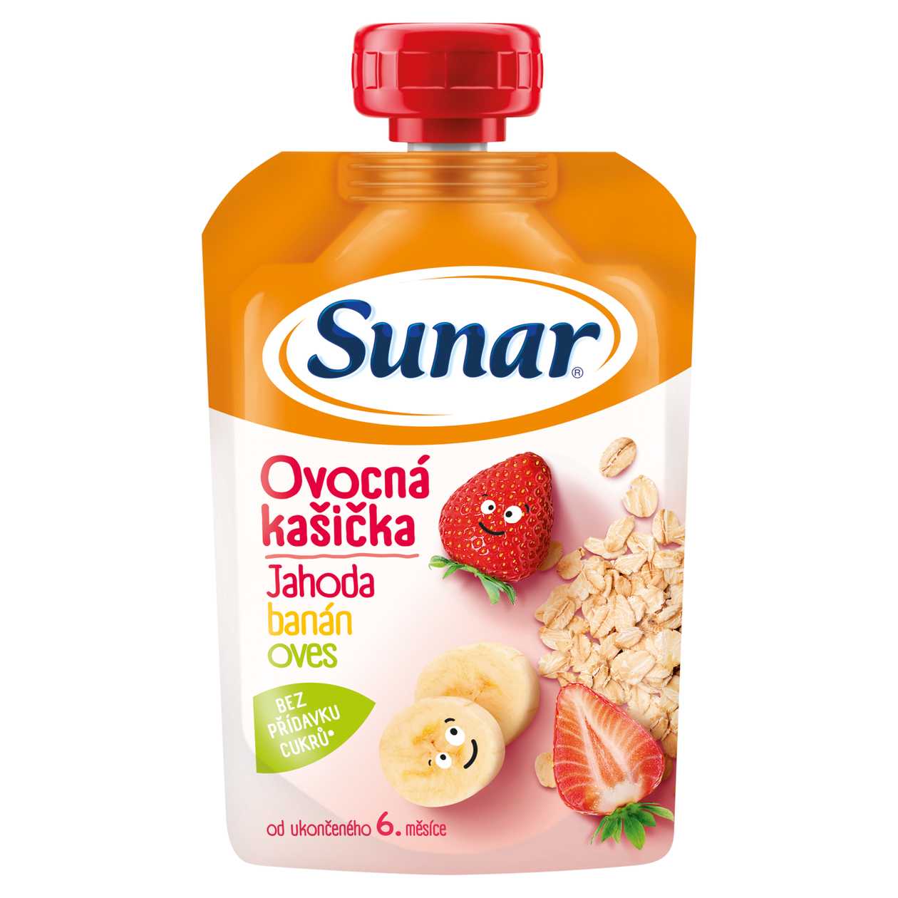 Sunar Fruit Porridge Strawberry, Banana, Oatmeal 120g