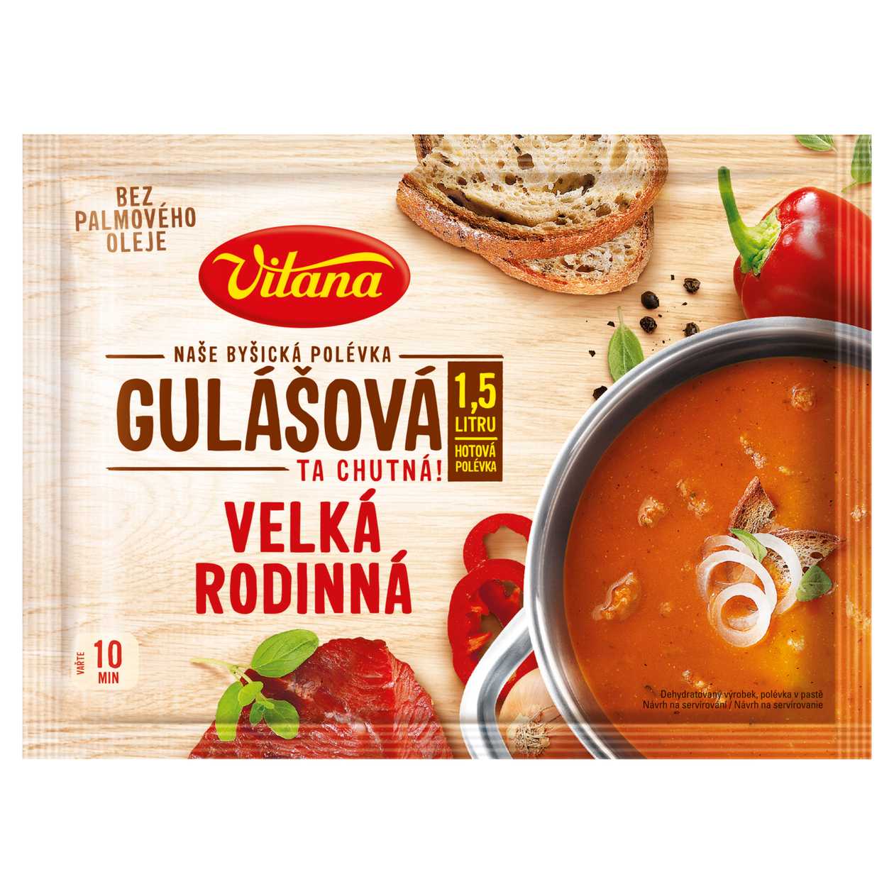 Vitana Naše Byšická polévka Gulášová velká rodinná 184g