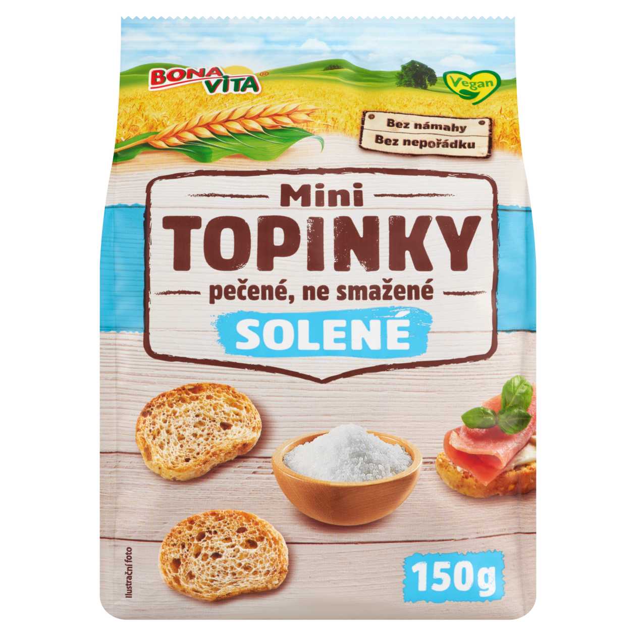 Bona Vita Mini topinky solené 150g