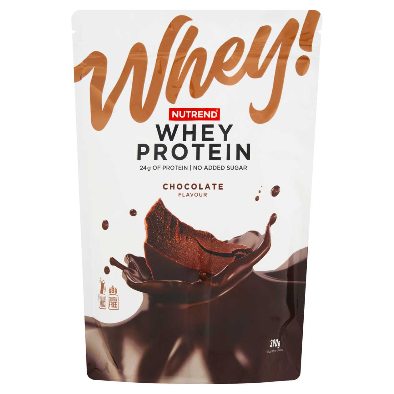 Nutrend Whey Protein příchuť čokoláda 390g