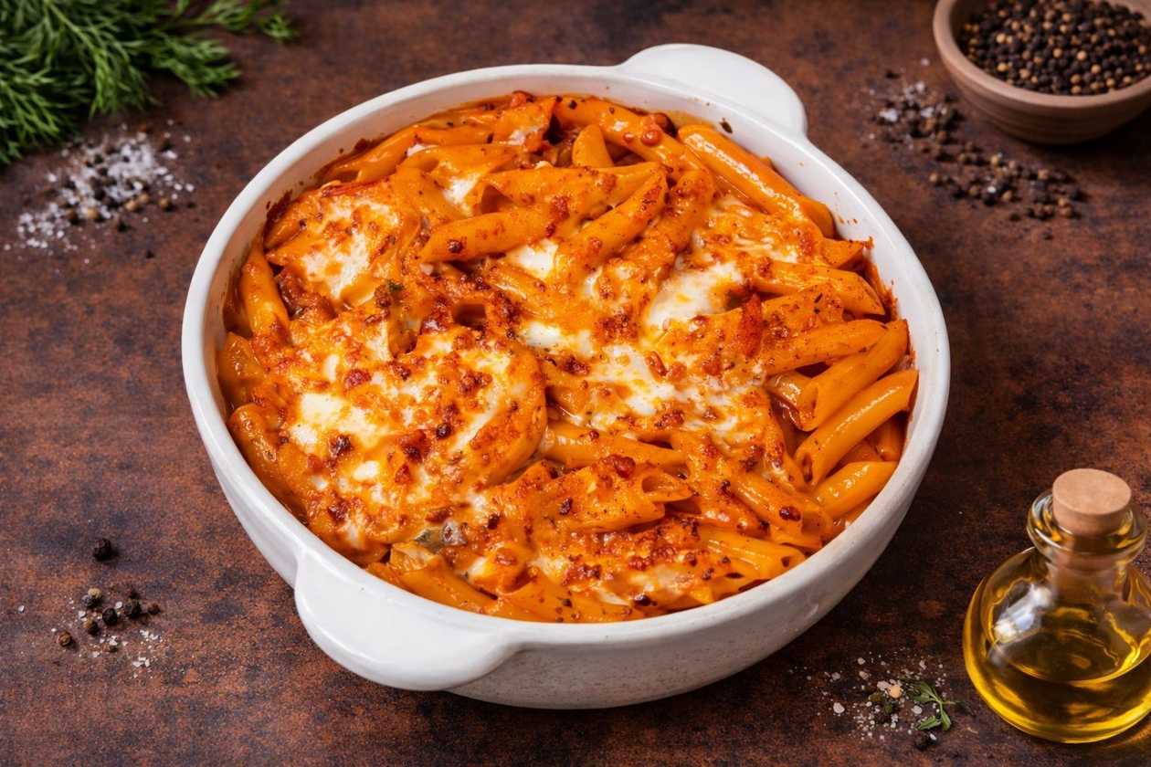 Milanese pasta au gratin