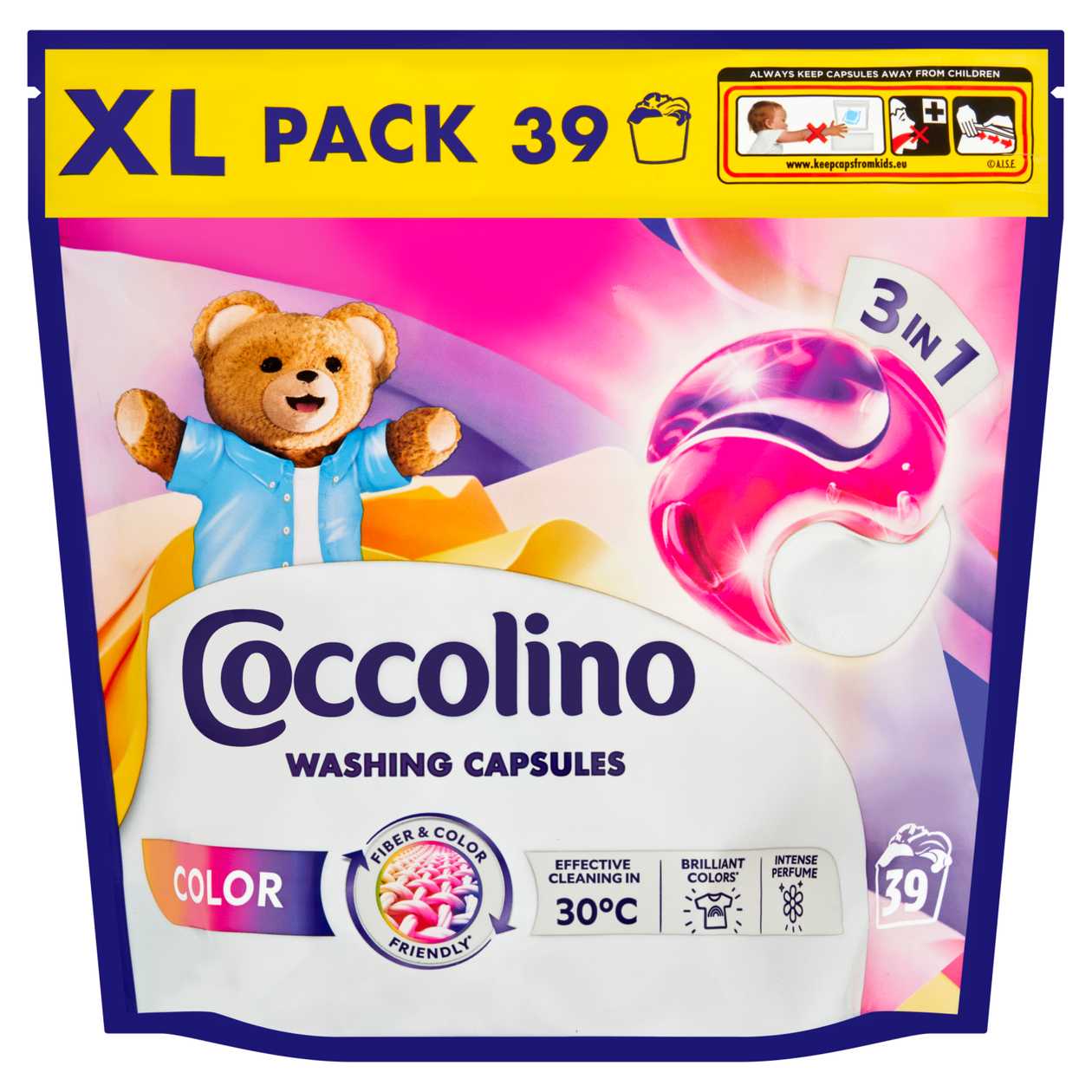 COCCO GEL. KAPS. NA PRANI COLOR 674,7 g 39 ks
