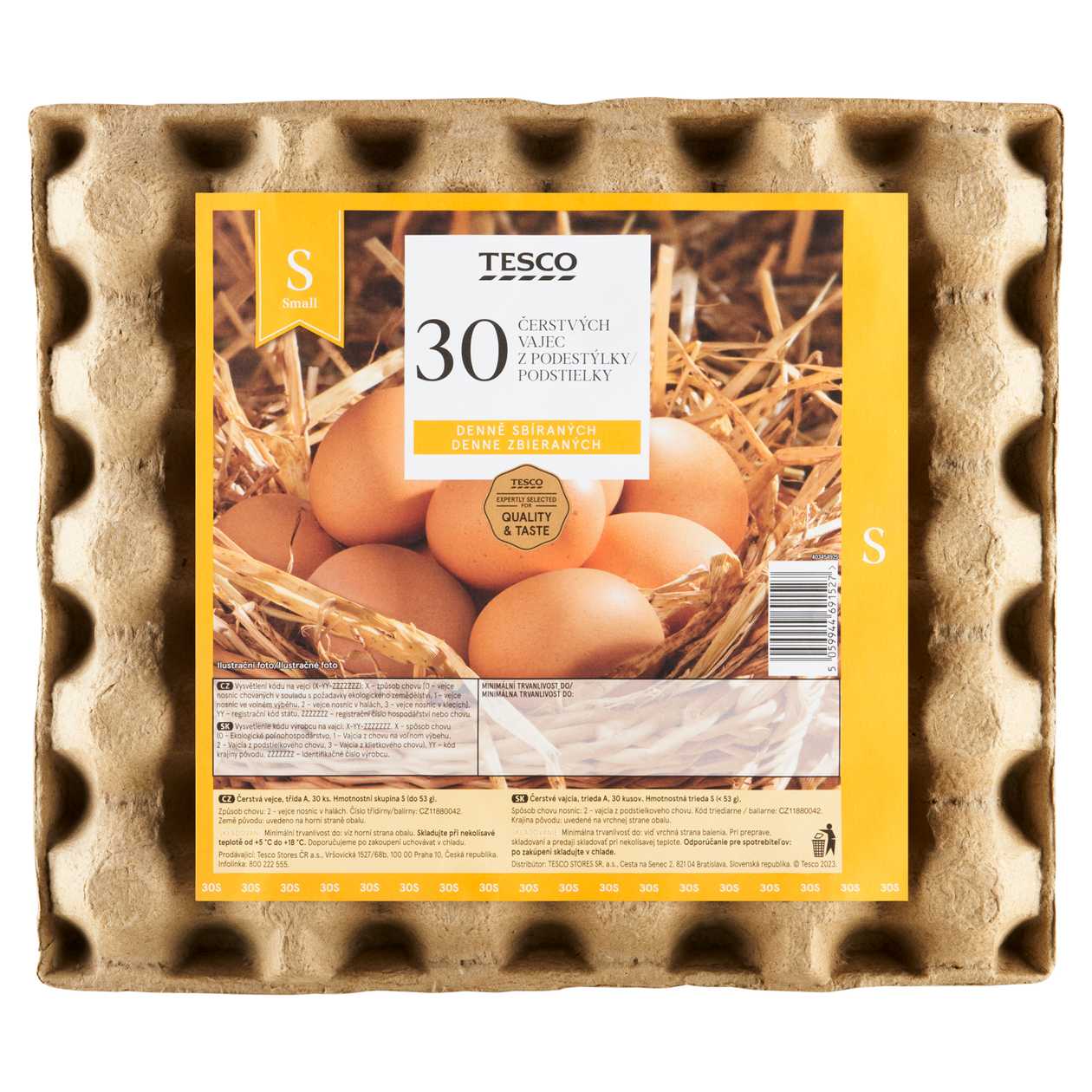 Tesco Čerstvá vejce S 30 ks
