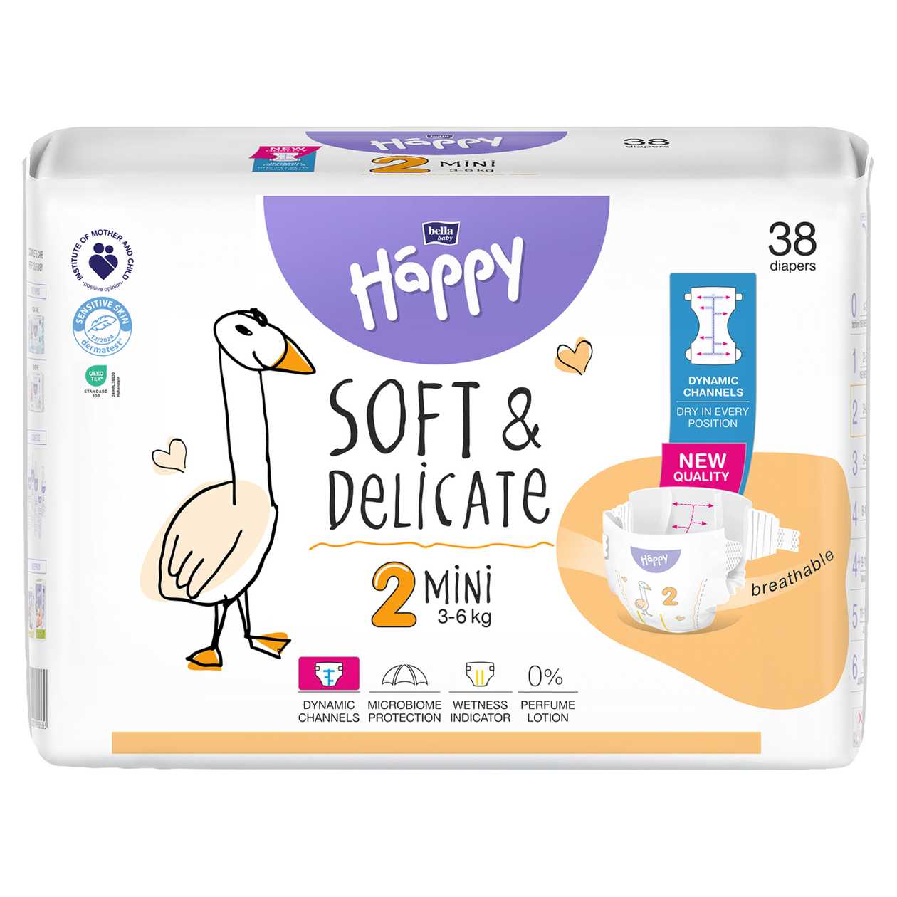 HAPPY PLENY MINI SOFT&amp; DELICATE 38 ks