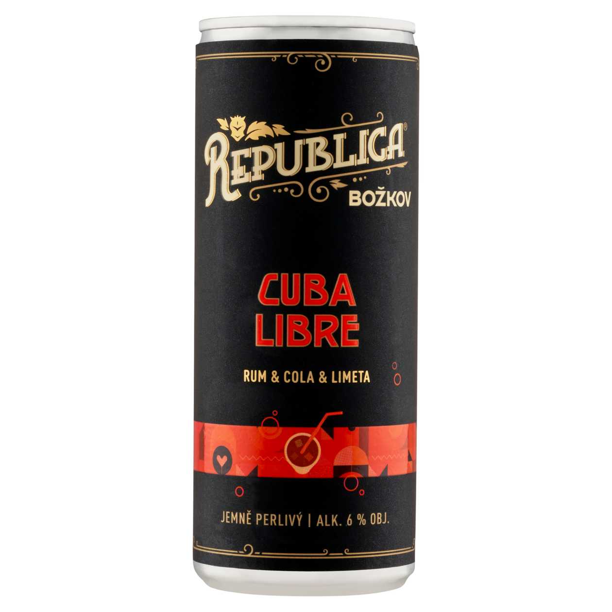 BOZKOV Republica CUBA LIBRE 6% 250 ml