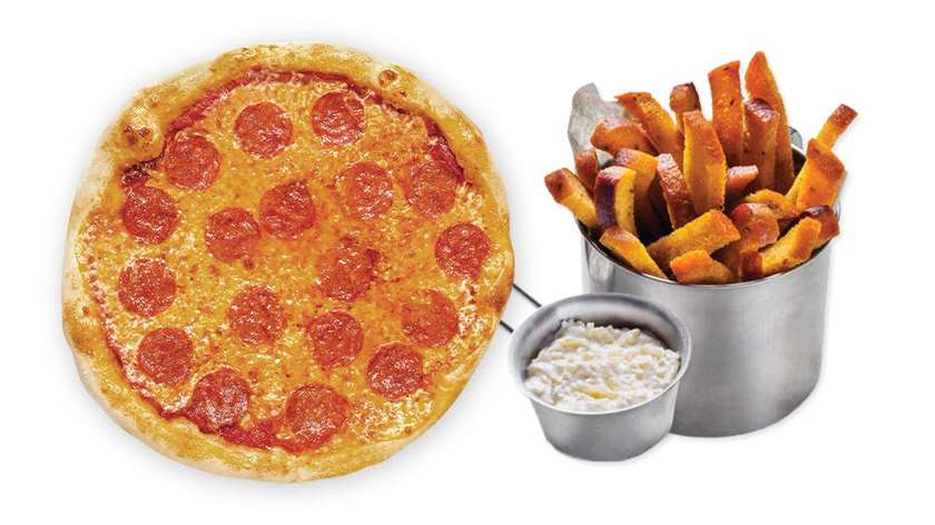 Pizza "Pepperoni" 30 cm + Toasted bread with cheese and mayonnaise