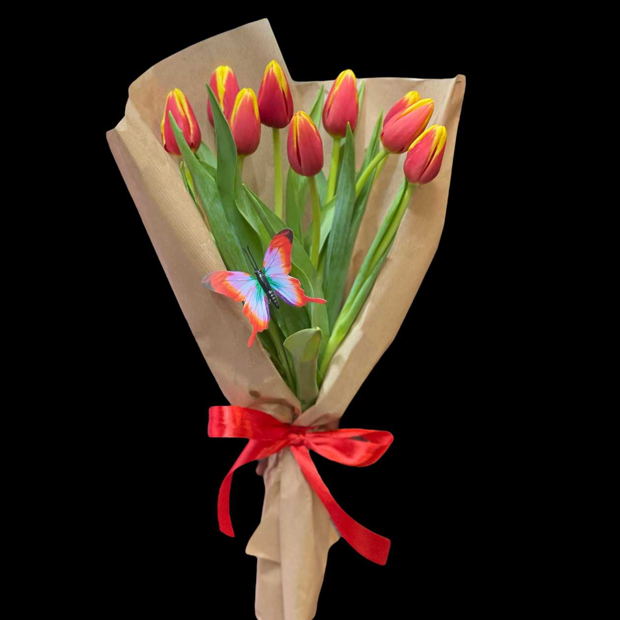 9 Tulips Bouquet
