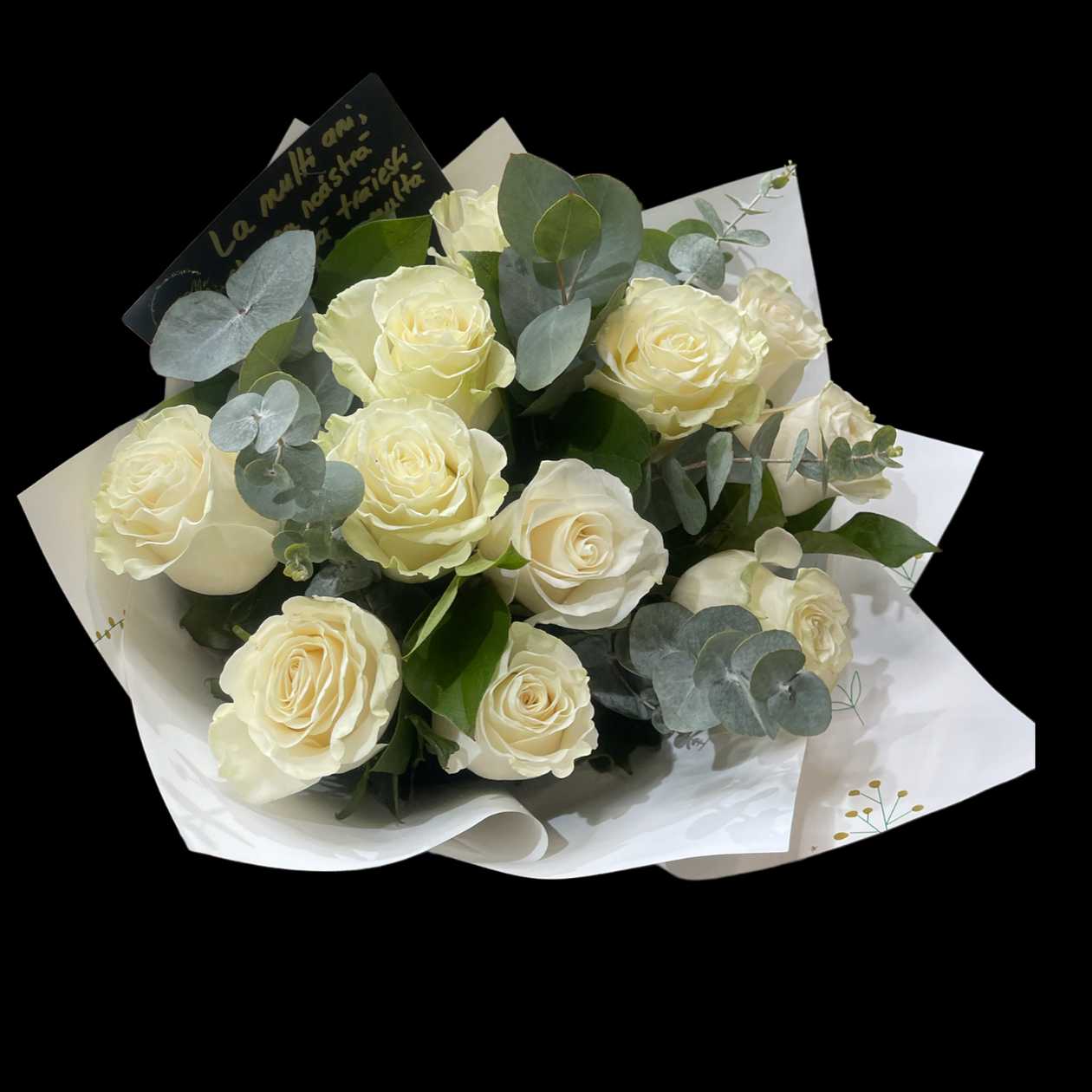 11 White Roses