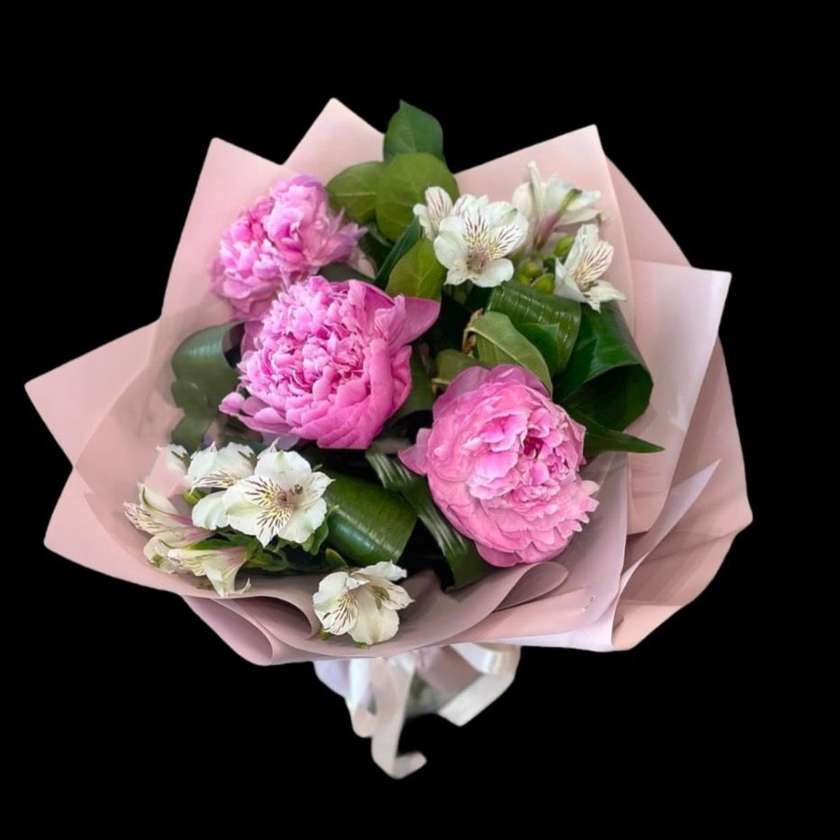 Peonies and Alstroemeria Mix