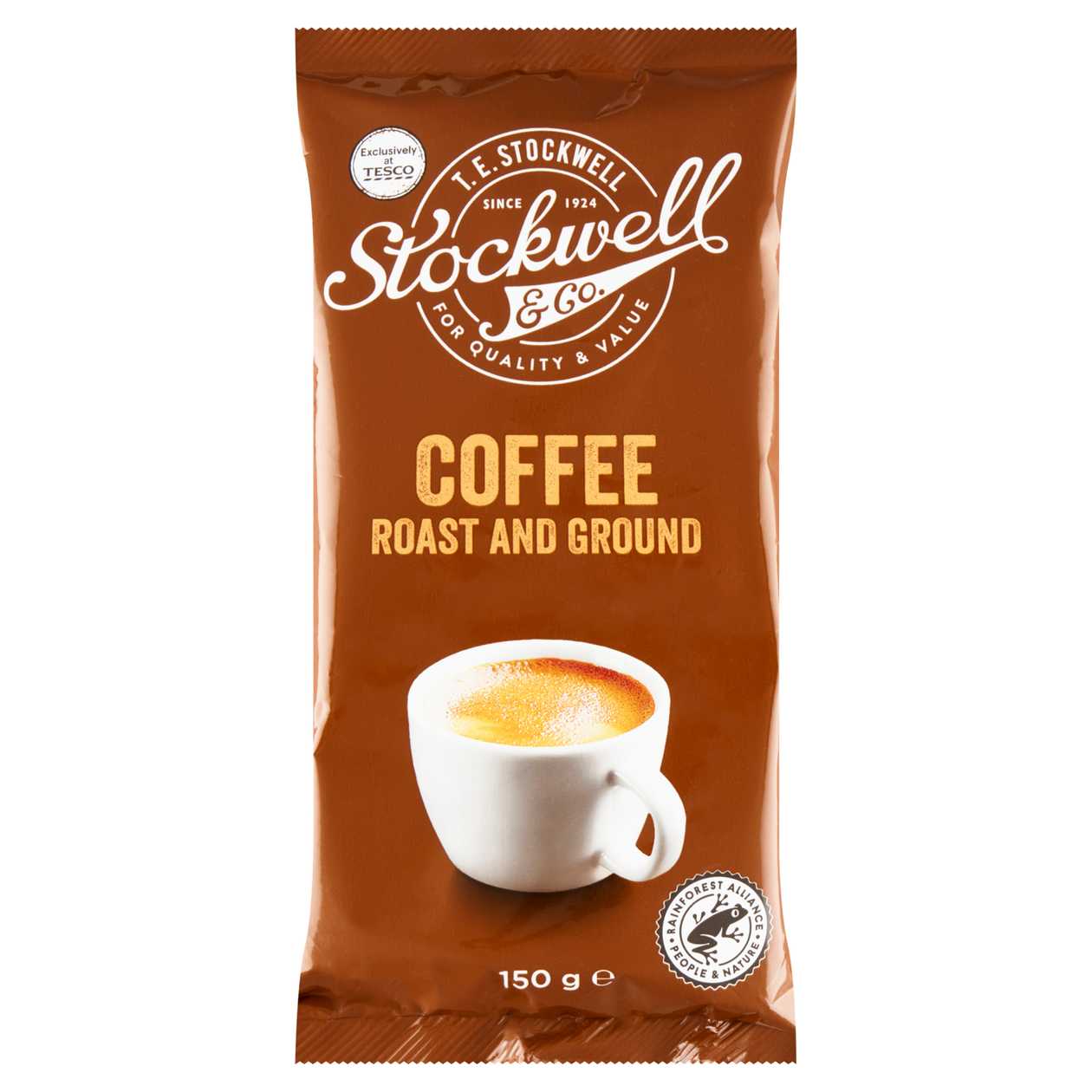 Stockwell & Co. Pražená mletá káva 150g