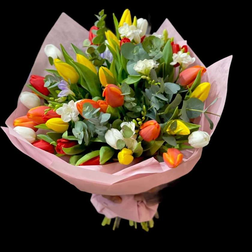 Tulips and Freesias