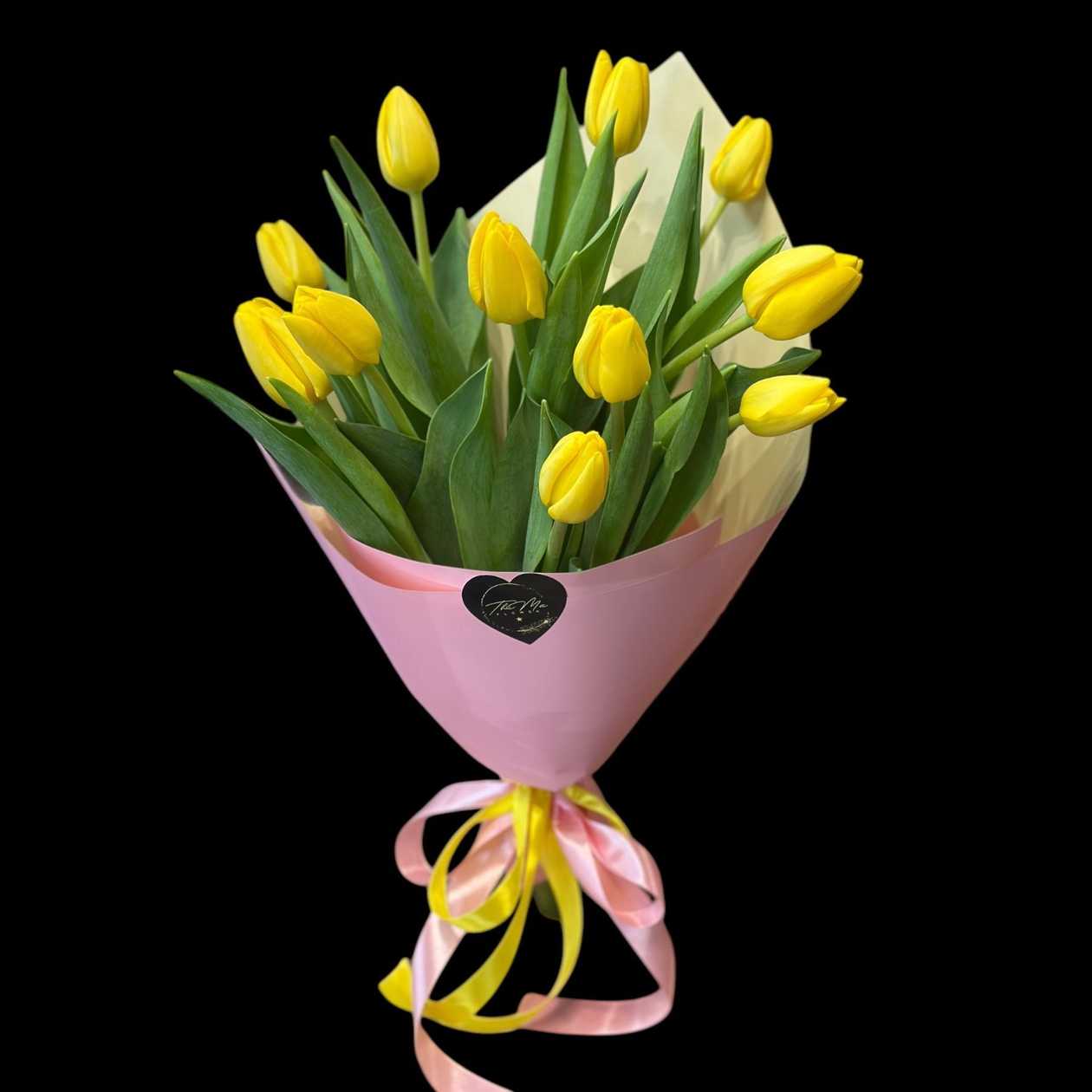 11 Yellow Tulips