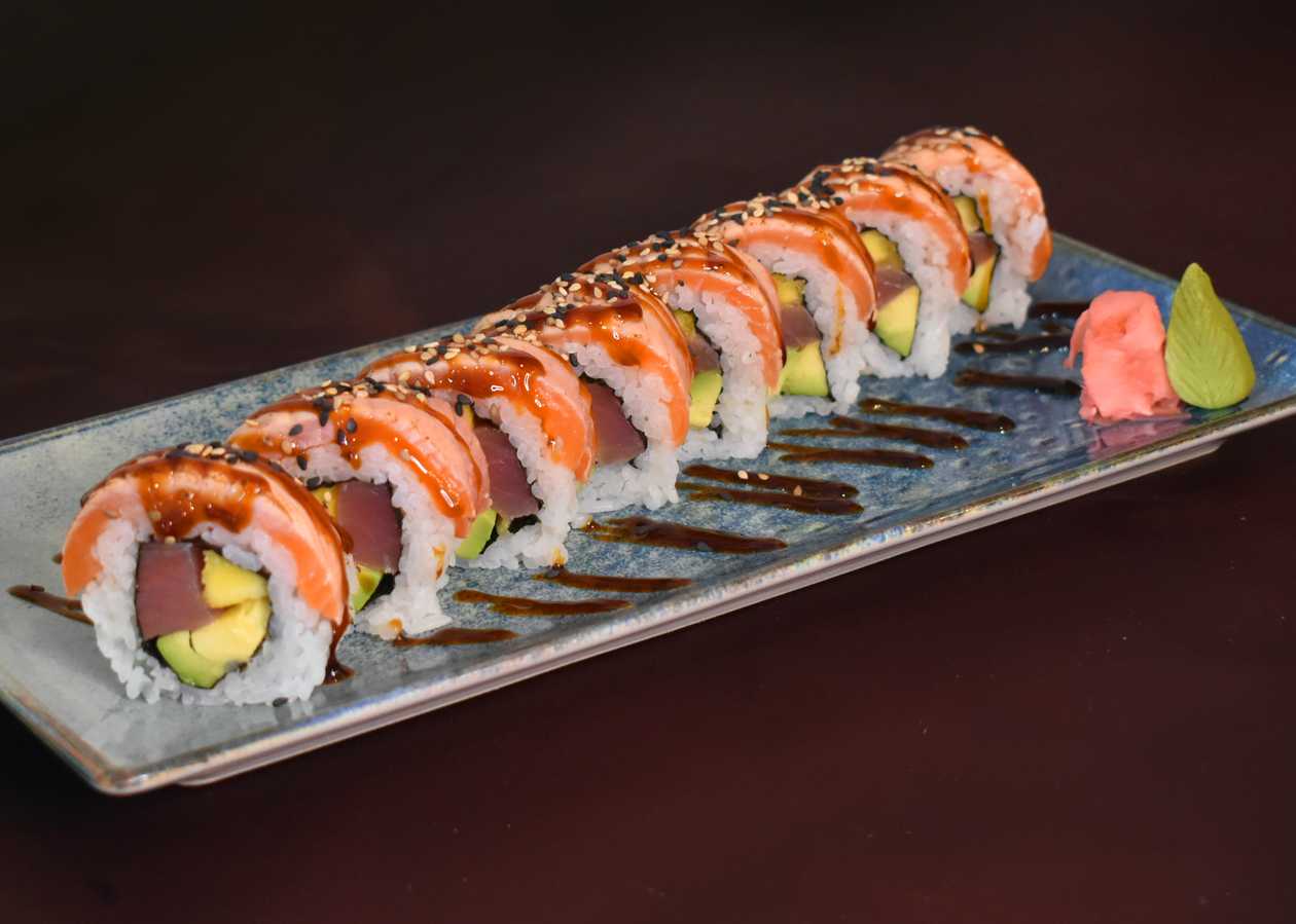 Passion Rainbow Dragon roll