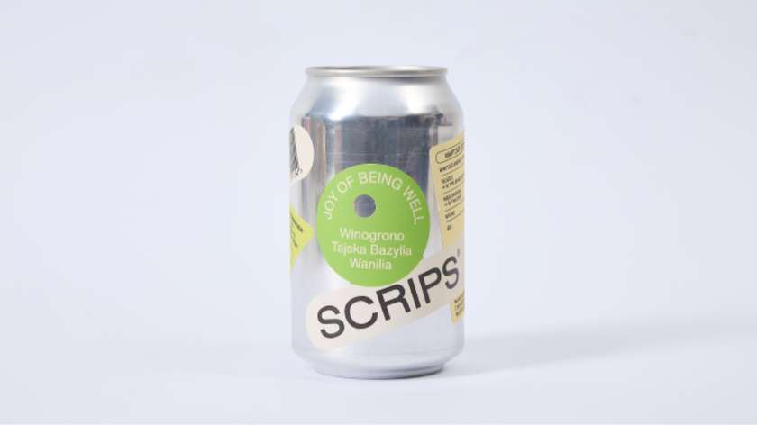 SCRIPS Grape & Thai Basil Aperitif Soda
