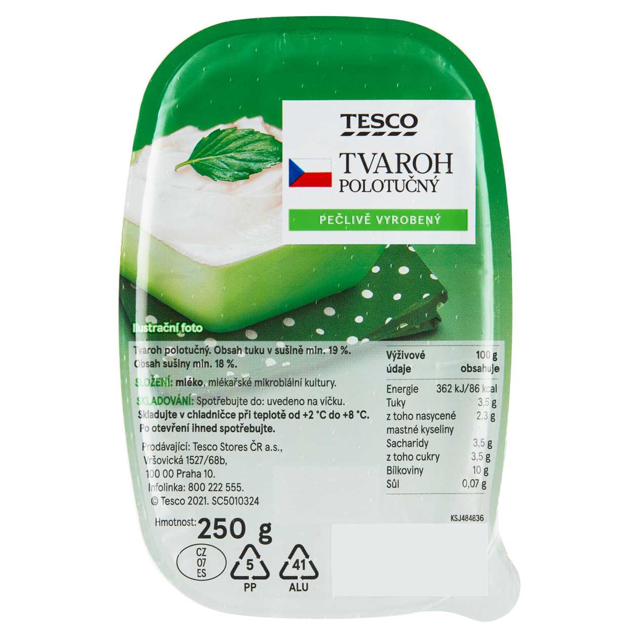 TS TVAROH POLOTUCNY 250 g