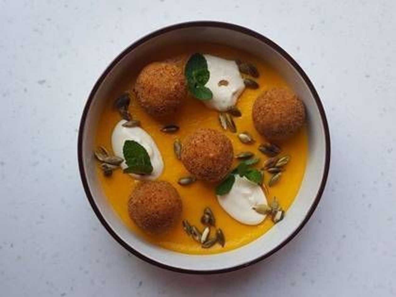 Pumpkin Dessert With Mascarpone Cream