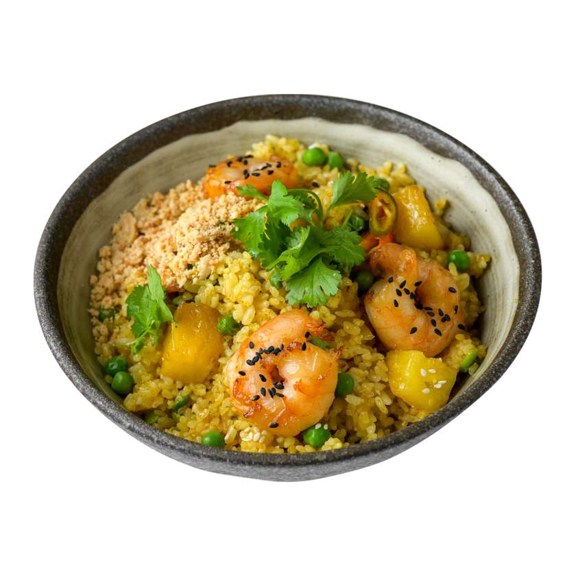 Orez curry cu creveți (380 g)