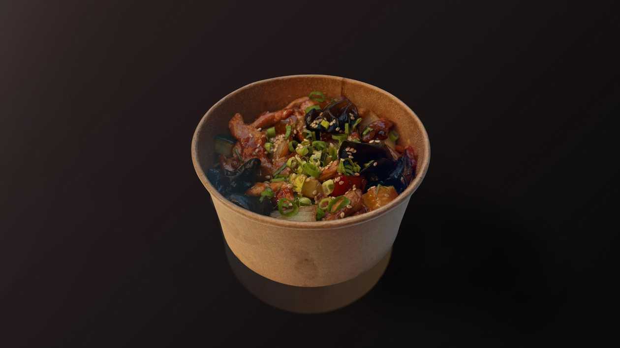 Porc Teriyaki & Noodles Grau