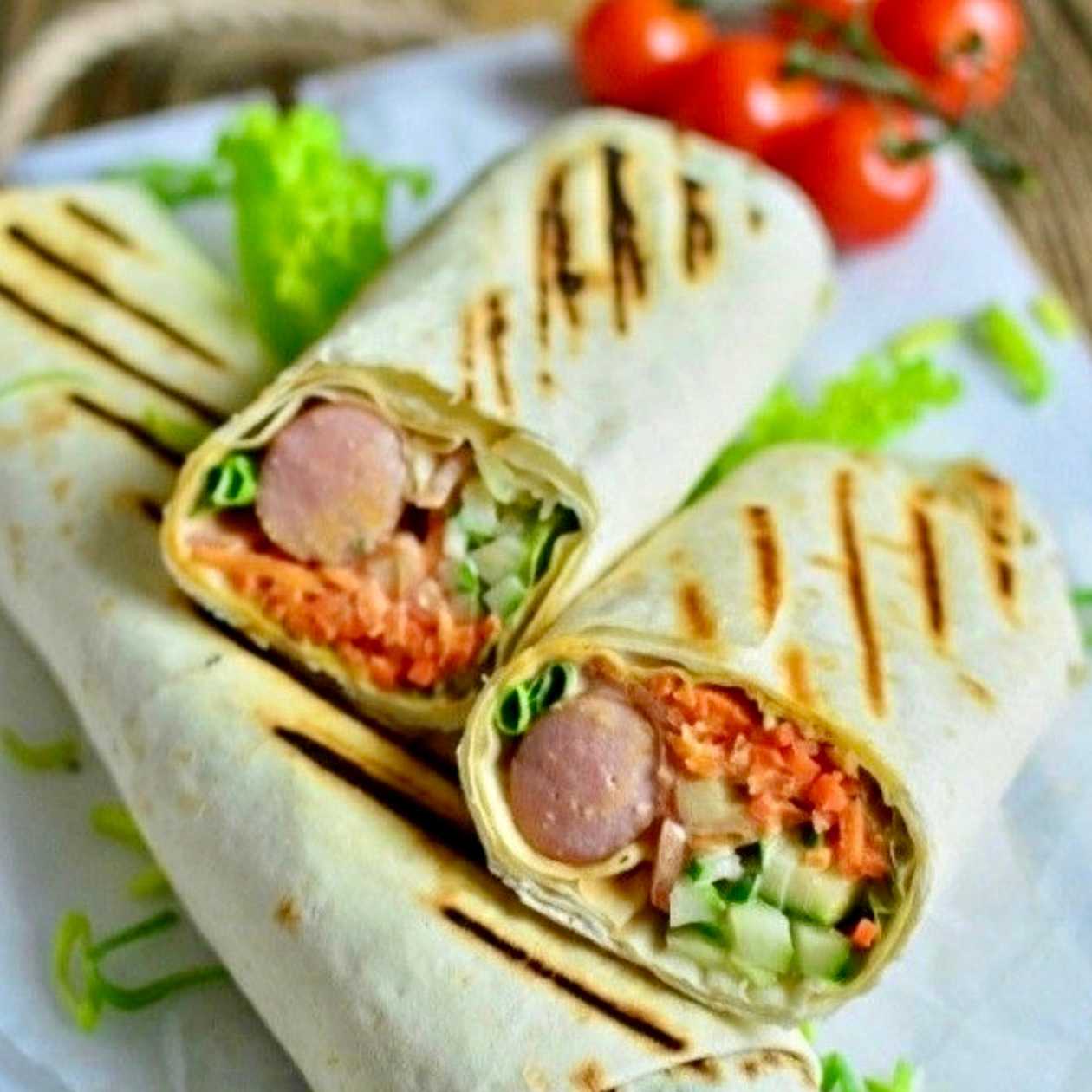 Assorted Hot Dog in Lavash